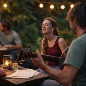 Jam Session in der Scheune