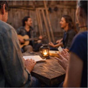 Jam Session in der Scheune